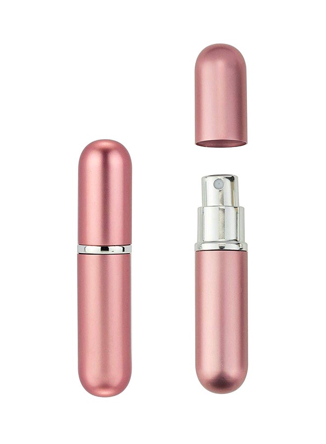 3-Piece Portable Mini Refillable Spray Bottle Silver/ Pink/ Black