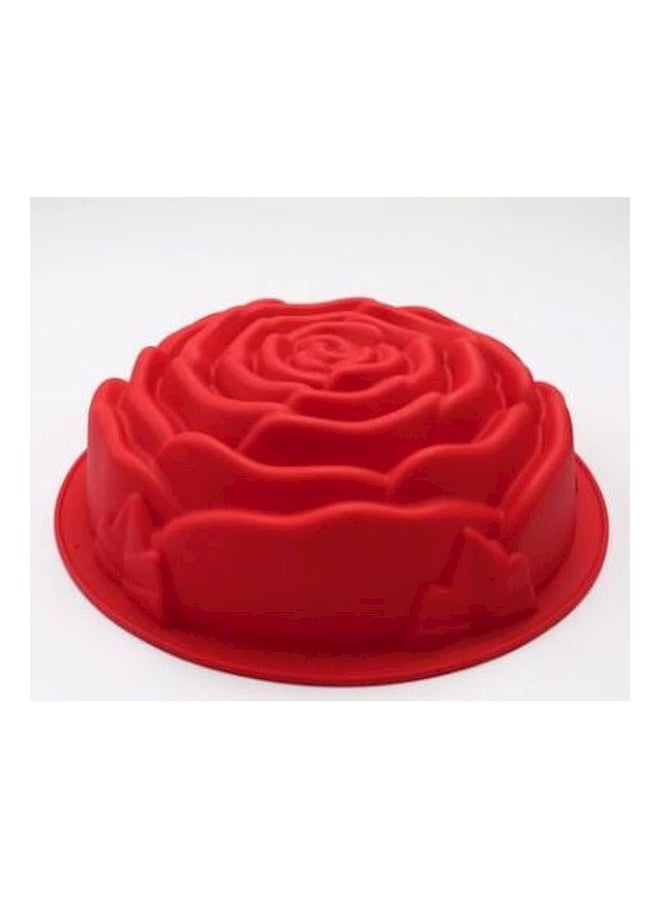 Flower Design Cake Mold Red