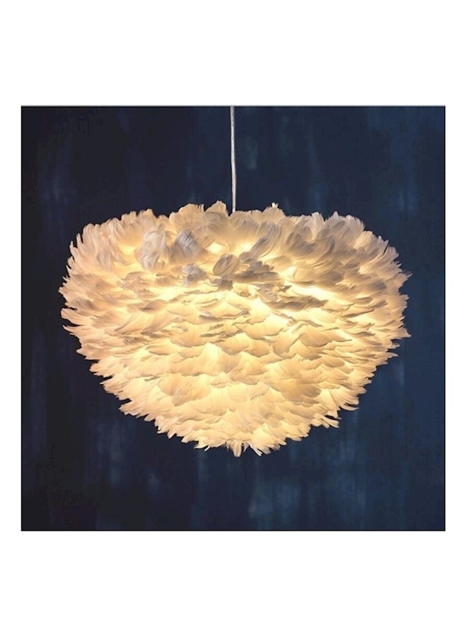 Feather Ceiling Pendant White