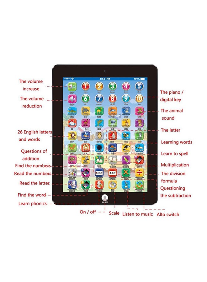 Children Learning English Tablet Portable Kids Computer Child Educational Toy