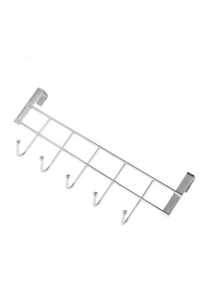 Cabinet Door Cloth Hanger Silver
