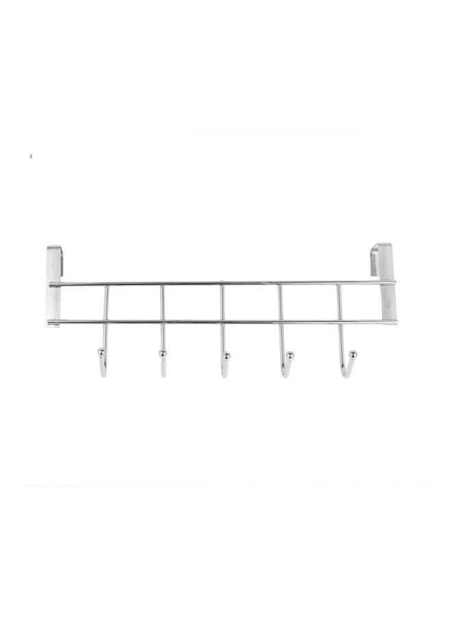 Cabinet Door Cloth Hanger Silver