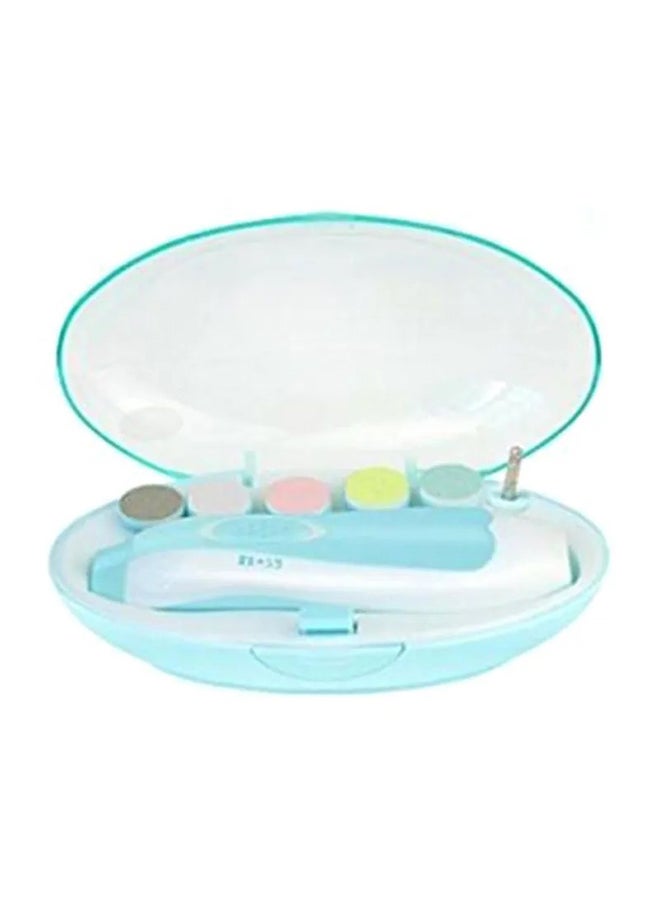 6-In-1 Electric Nail File Trimmer Tool Kit With LED Light For Children