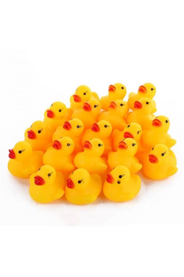 16-Piece Soft Floating Swimming Duck Water Toys