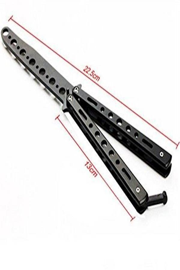 Metal Practice Butterfly Knife Trainer Tool 620g