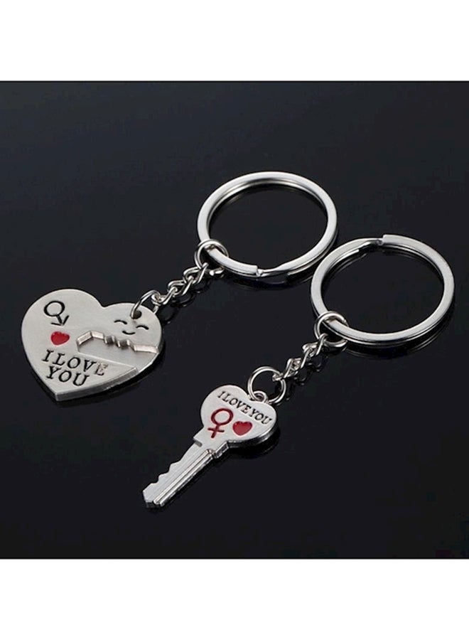 Couple Keychain Grey