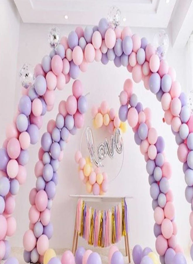 100-Piece Birthday Party Sweet Macaron Candy Latex Balloon Decoration Set 10inch