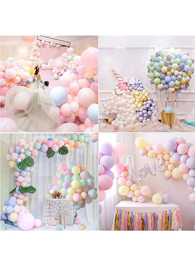 100-Piece Macaron Balloon Set Durable Sturdy Authentic And Attractive For Decoration cminch