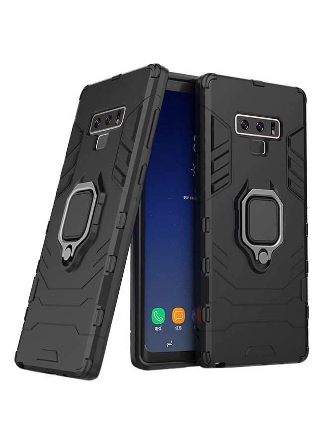 Anti-Fall Ring Bracket Full Package Armor Phone Case Cover For Samsung Galaxy Note 9 Black