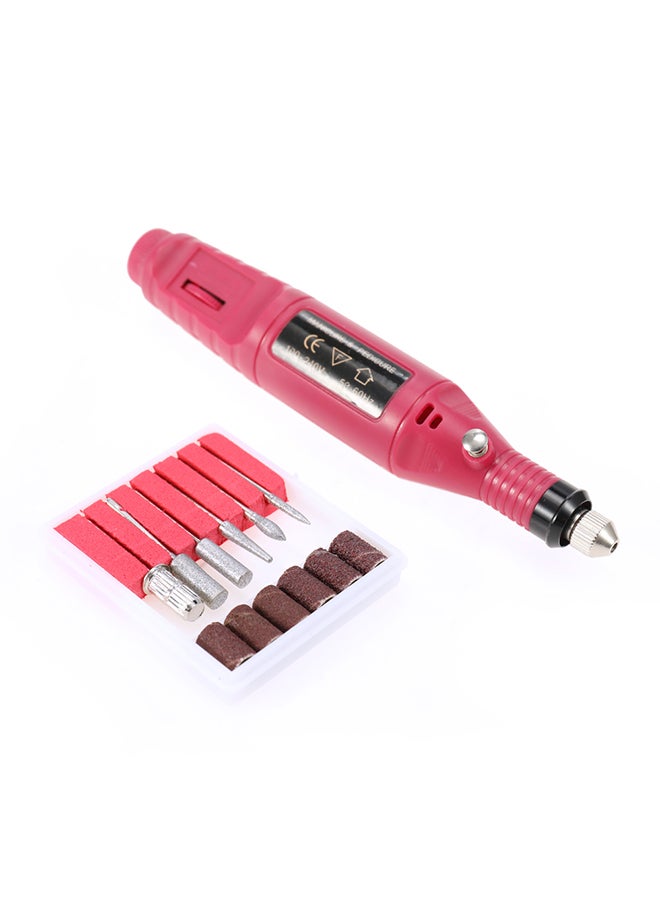 Anti-rolling Electric Grinder Drill Tool Red 0.182kg