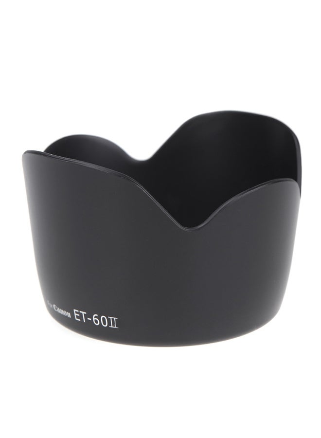 Replacement Camera Lens Hood For Canon DSLR Black