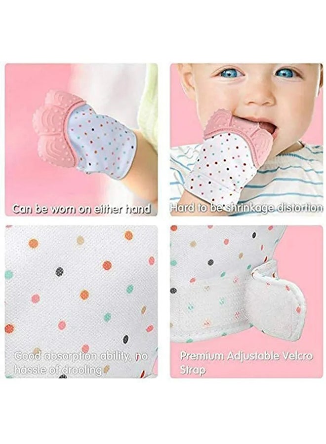 Silicone Soothes Cranky Baby Teething Gloves, Safe, Durable, and Skin-friendly