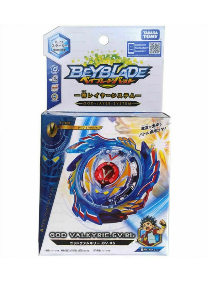 Valkyrie Zet Achilles Beyblade God Layer System God Valkyrie Burst Toy For Kids 5.08x2.54x5.08cm