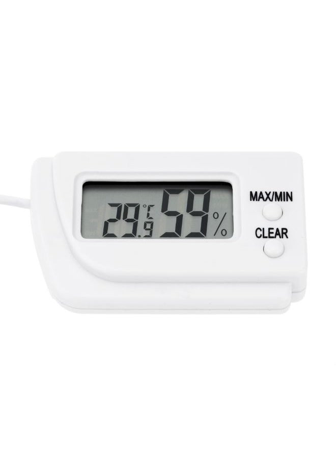 Mini Digital Temperature And Humidity Meter White
