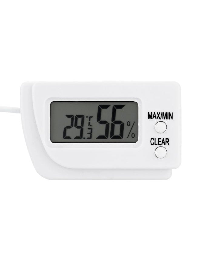Mini Digital Temperature And Humidity Meter White