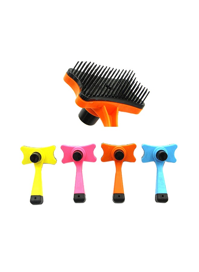 Pet Dogs Cats Multi-Function Hair Grooming Comb Blue/Black 13x4x8centimeter