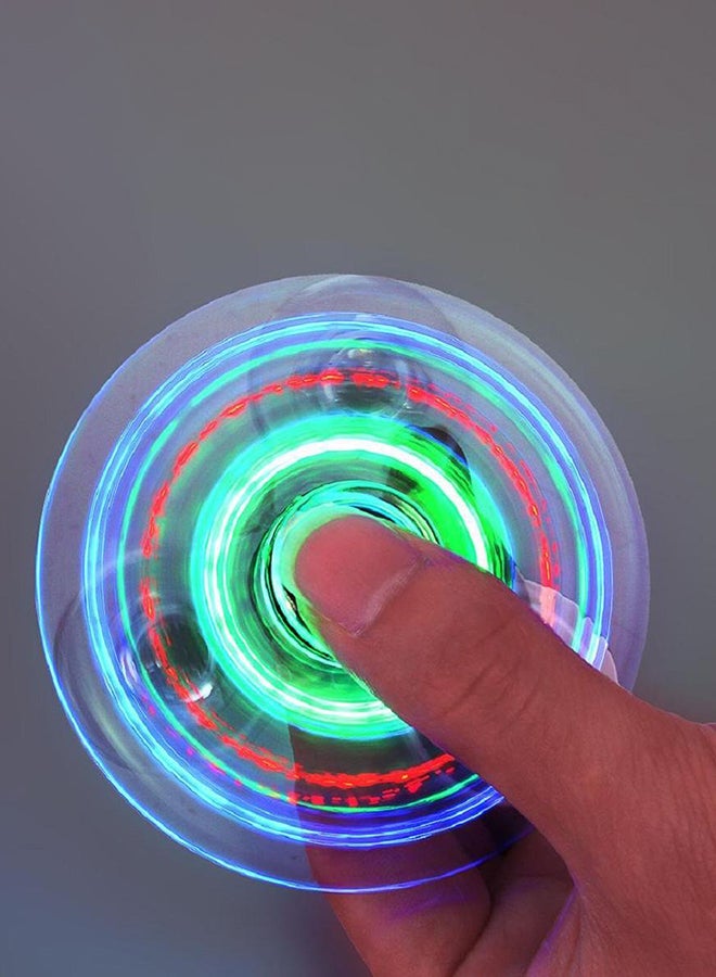 LED Light Spinner Toy 7 x 7 x 1.5cm