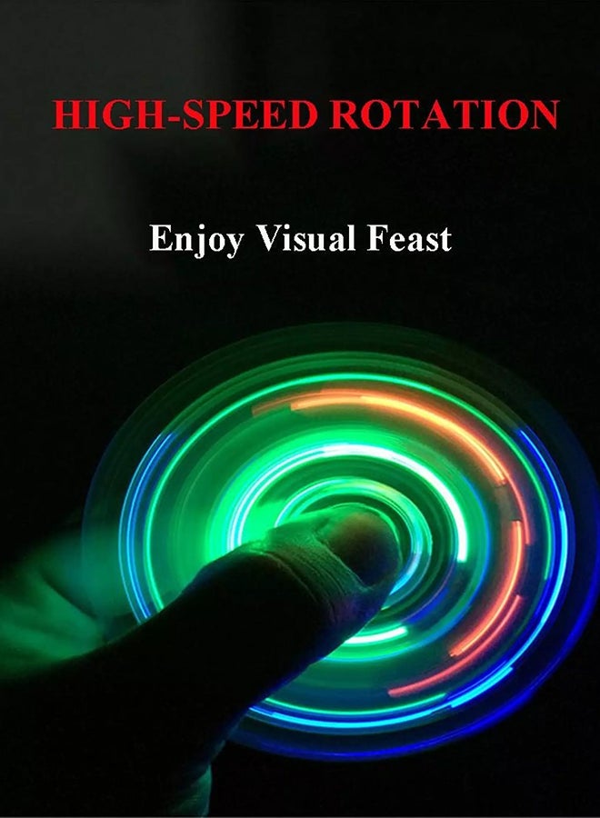 LED Light Spinner Toy 7 x 7 x 1.5cm