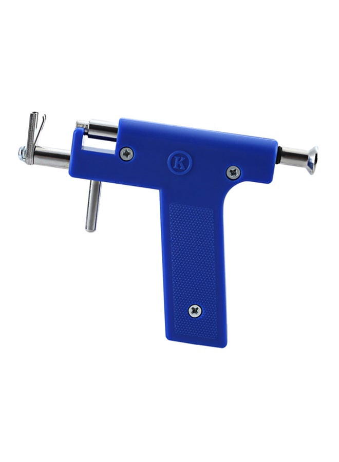 Body Piercing Gun Blue/Silver/Pink 16.6centimeter