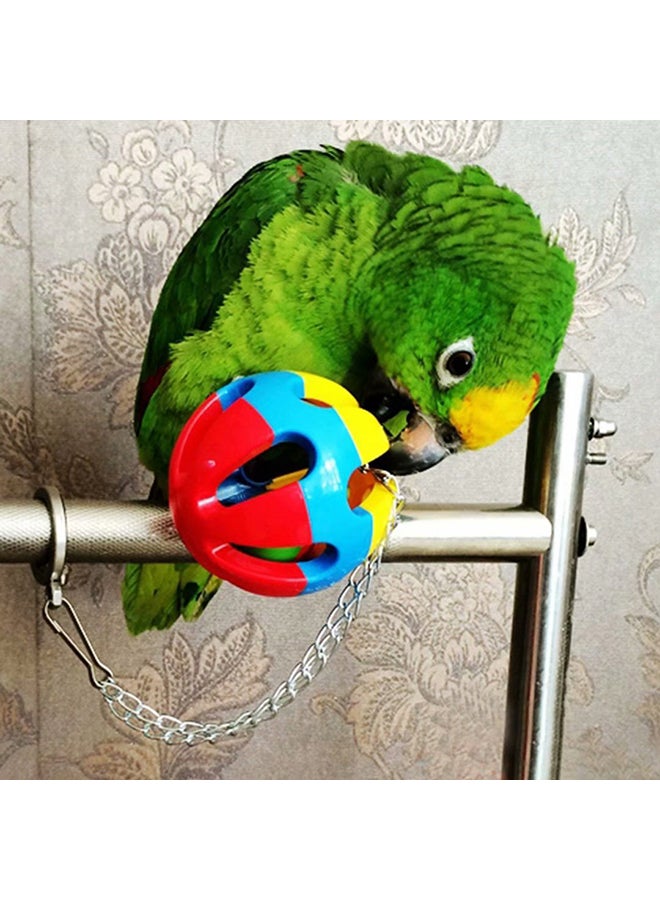 5 Piece Bird Parrot Toys Hanging Bell Set Multicolour 300grams