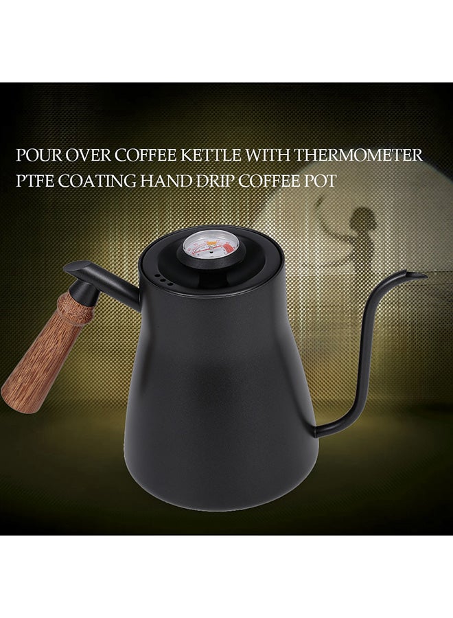 Replacement Thermometer Hand Drip Coffee Pot 111235 Black/Brown