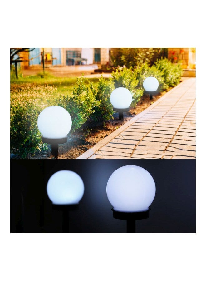 2-Piece Solar Led Outdoor Lamp Cold White 13x3.94inch