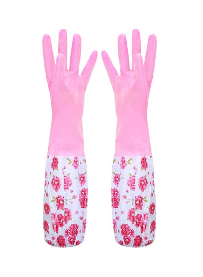 2-Piece Reusable Washing Gloves Set Multicolour One Size