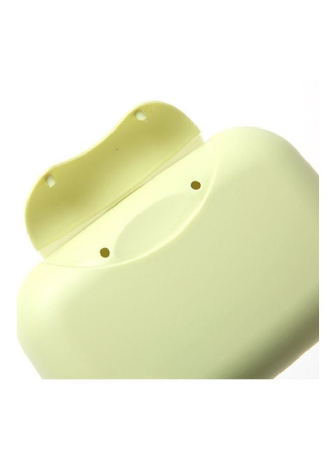 Leakproof Soap Dish Box Multicolour 12x7.5x4.4centimeter