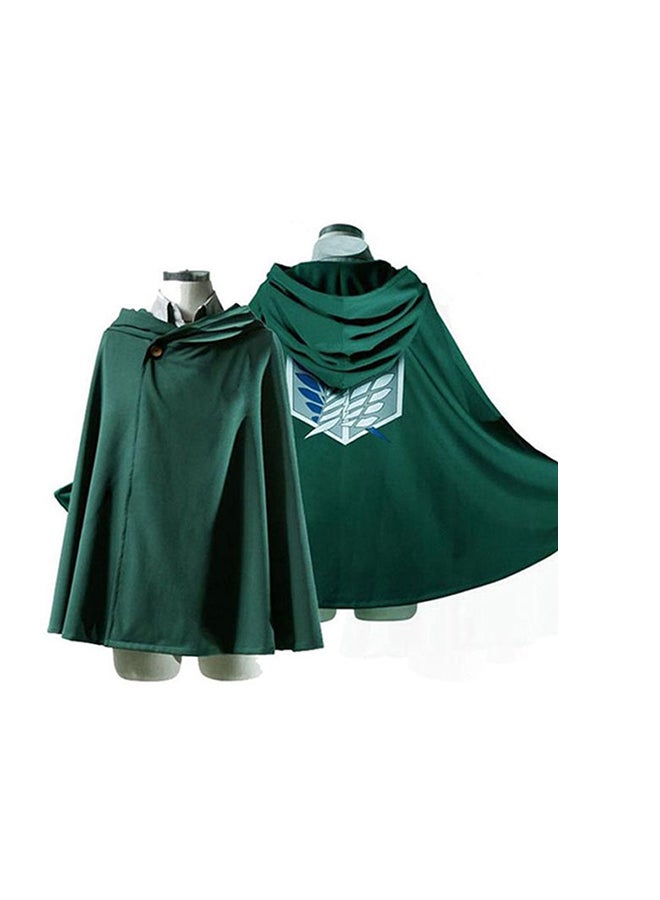 High-Density Fabric Cloak of the Anime Attack on Titan Cosplay Costume XL With Cape XL