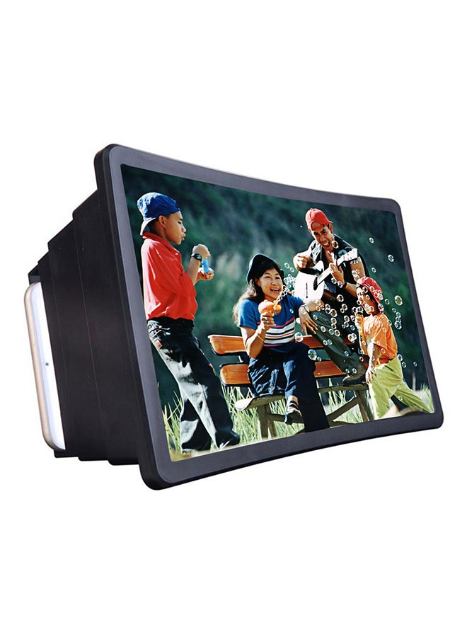 Mobile Phone Video Screen Expander Stand Holder For 3D Movie Display Black