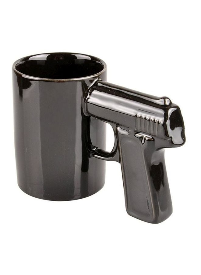Ceramic Pistol Shaped Mug Black 16x10.7x7.8centimeter