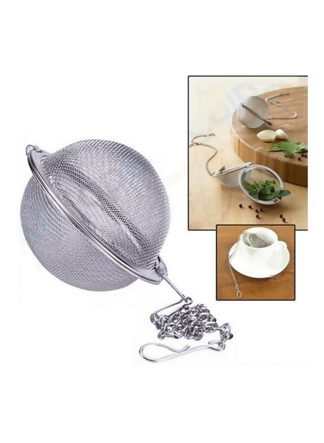Stainless Steel Tea Ball Infuser Silver 50x50x70mm
