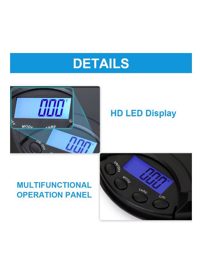 Digital Kitchen Scale Black 96x96x33millimeter