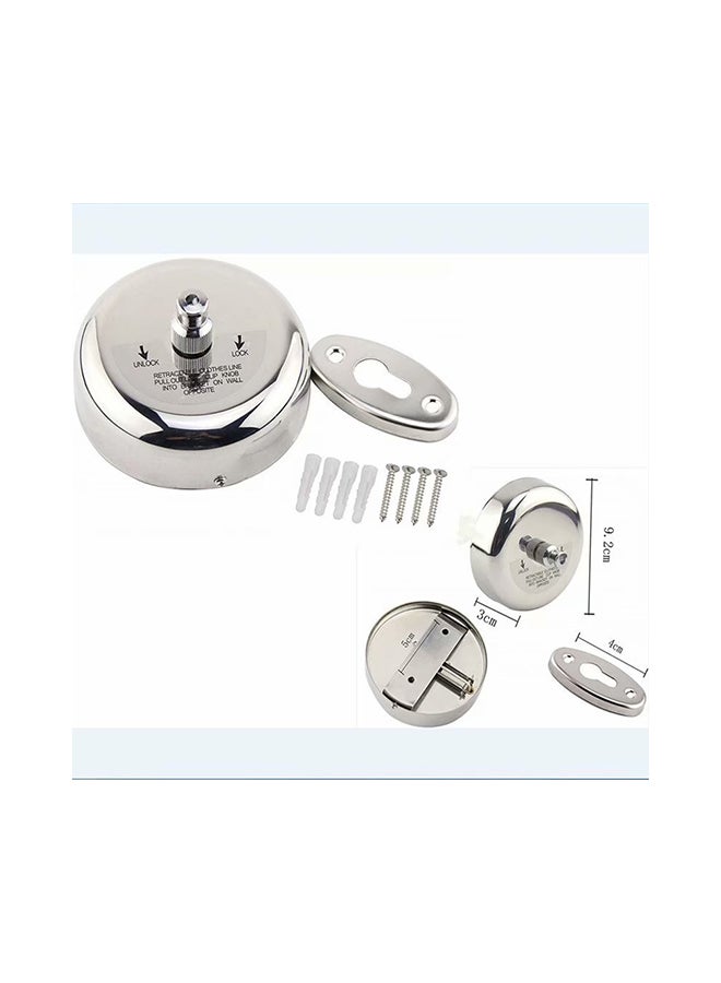 Clothes Dryer With Adjustable Rope String silver