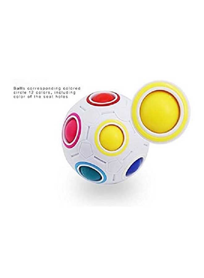 Magic Ball Cube Fidget Toy 12 Colored Circles Good Quality And Durable 11.81x5.91x7.87inch