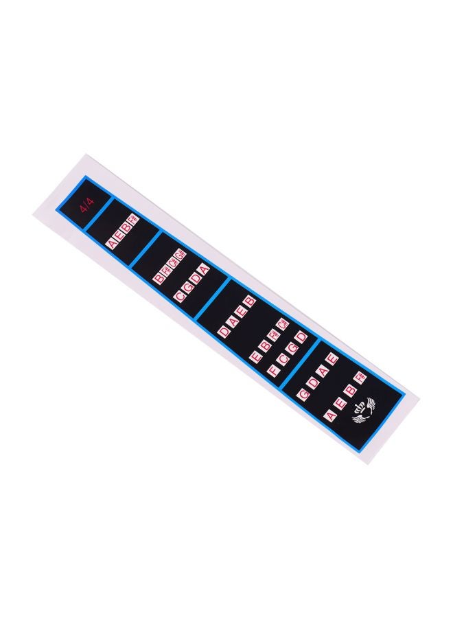4/4 Violin Guide Fiddle Finger Sticker