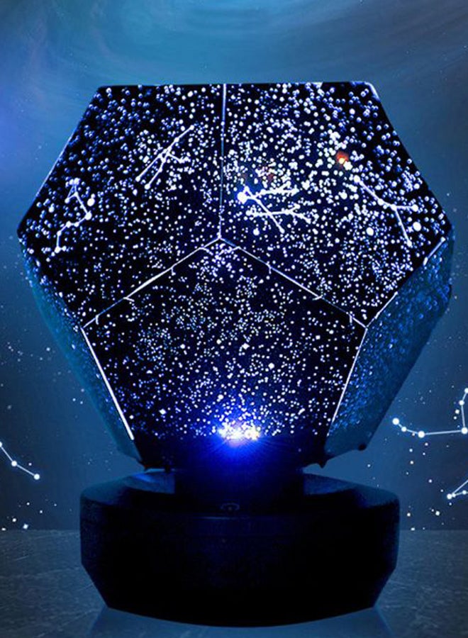 3D Star Romantic LED Night Lamp Blue/Black/White 13.9 x 8.4centimeter