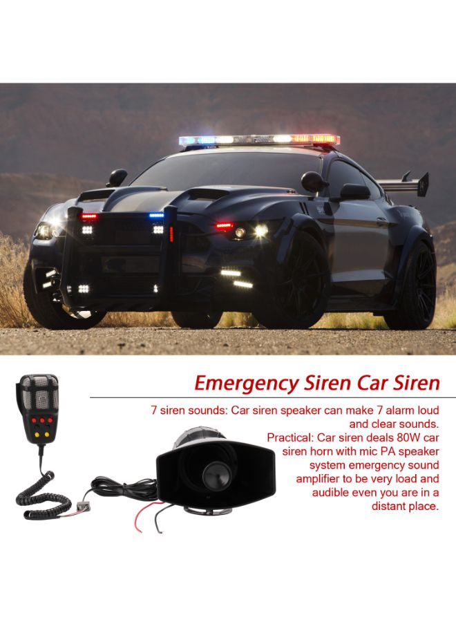 Tone Sound Emergency Amplifier Hooter Siren