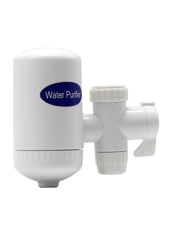 Faucet Water Filter With Activated Carbon  White 12.5cm