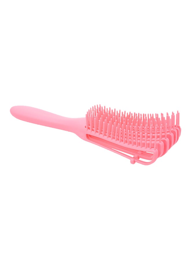 Eight-Claw Comb Hair Soft Scalp Massage Brush Pink