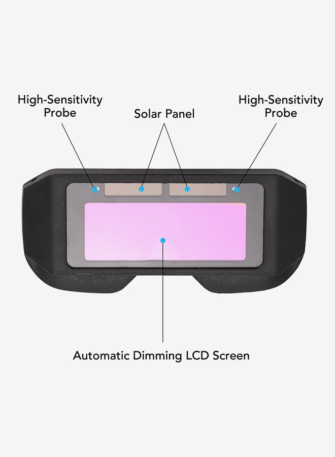 Professional Solar Energy Auto Darkening Welding Safety Goggles
