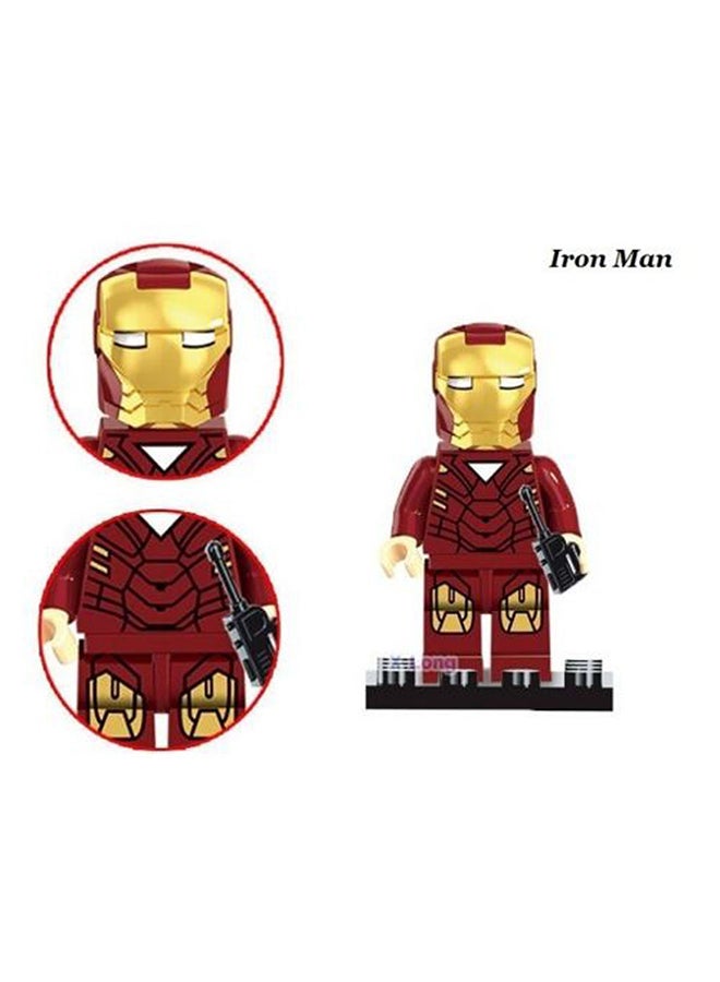 8-Piece Avengers And DC Superheroes Mini Figures Playset