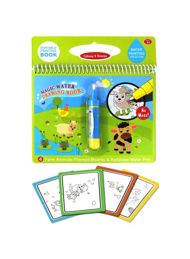 Magic Water Drawing Book T2923-1 Red/Green/Yellow