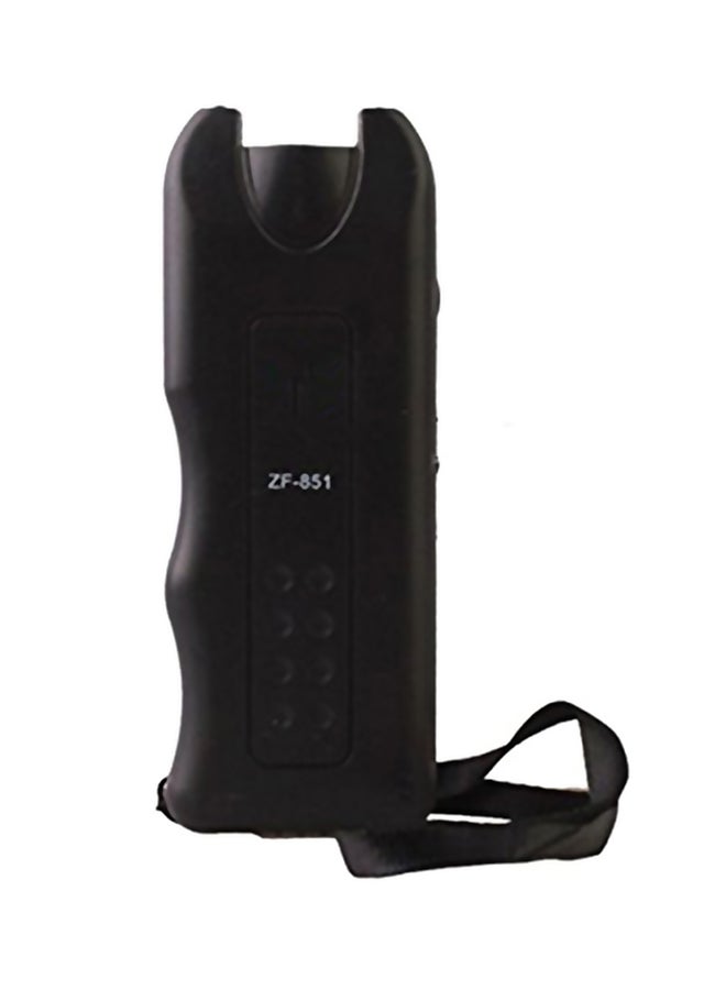 Portable Handheld LED Ultrasonic Dog Repeller Control Trainer Black 4.5 x 12.5 x 1.5cm