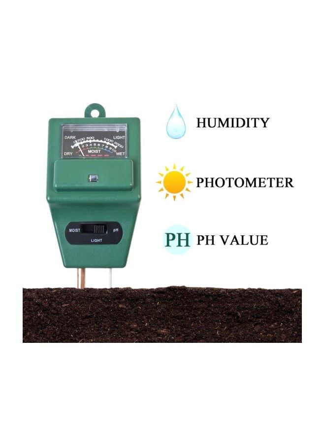3-In-1 Soil Water Testing Meter Green