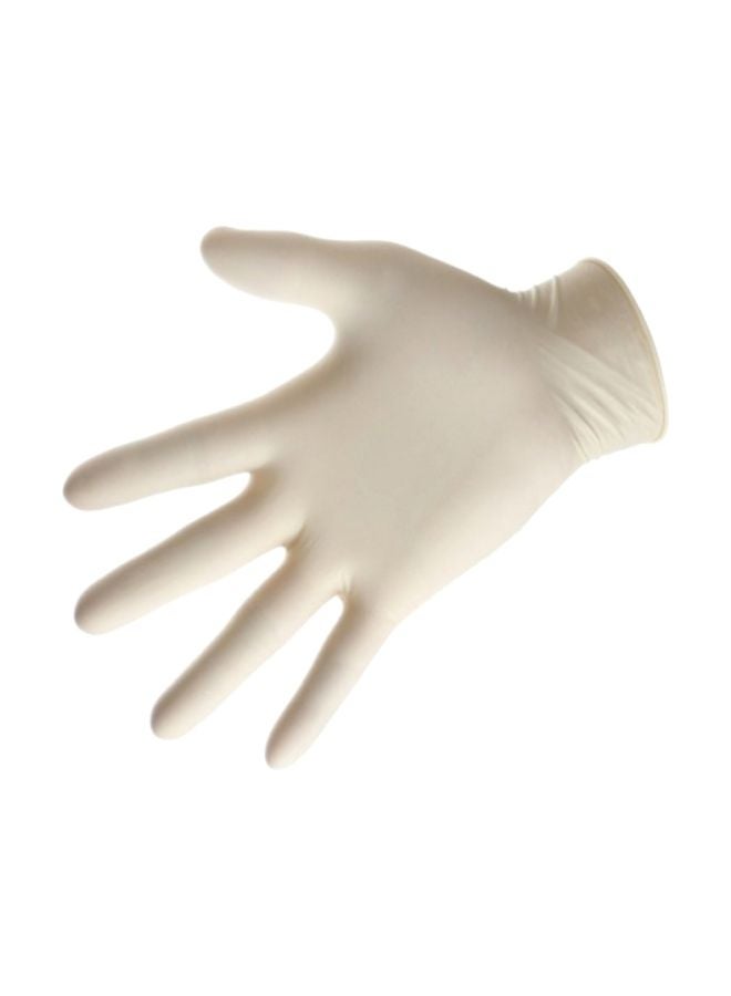 100-Piece Disposable Vinyl Examination Gloves Clear XL
