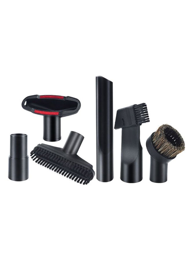 6-Piece Vacuum Cleaner Brush Head Set XMD1246 Black/Brown