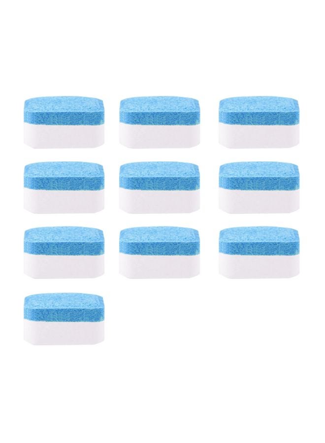 Pack Of 12 Washing Machine Cleaner Blue/White 13x2x6centimeter