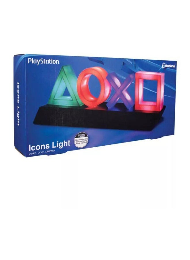 PlayStation Icons Light Red/Purple/Green 14inch