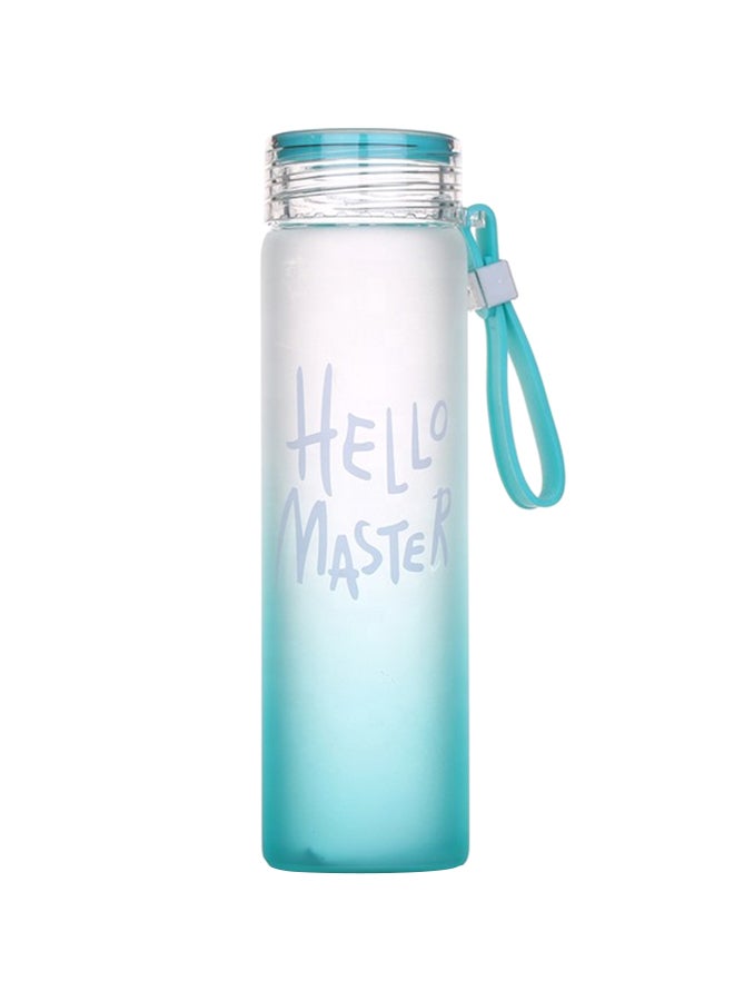 Borosilicate Water Bottle Sky Blue 22.4x6centimeter